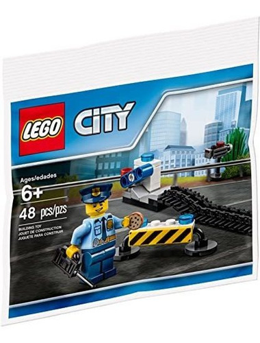 Lego City 6182882 Police Road Block 48 Piezas