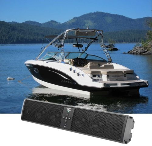 Sistema De Sonido Mtx Seis Altavoces Bluetooth Marina Barco