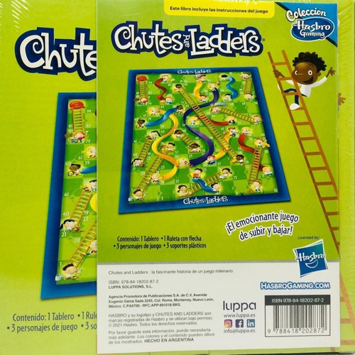 Imagen 6 de 6 de Chutes And Ladders - Hasbro - Juego De Mesa