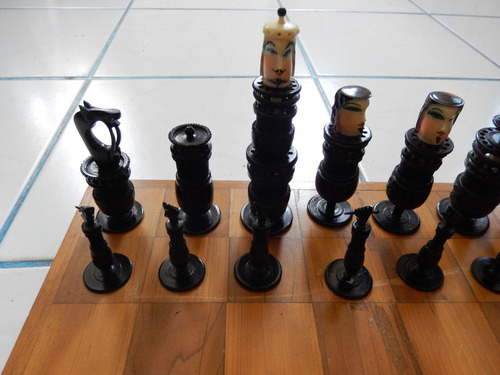Juego Ajedrez Completo Vintage (Usado)