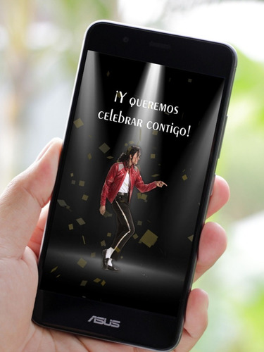 Vídeo Invitación De Cumpleaños Michael Jackson