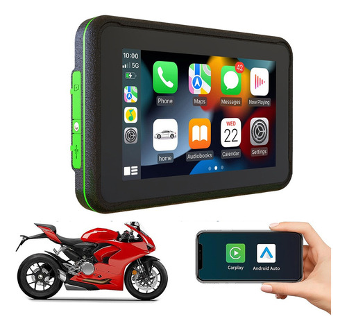 Navegador De Motocicleta Impermeable Android Auto Carplay