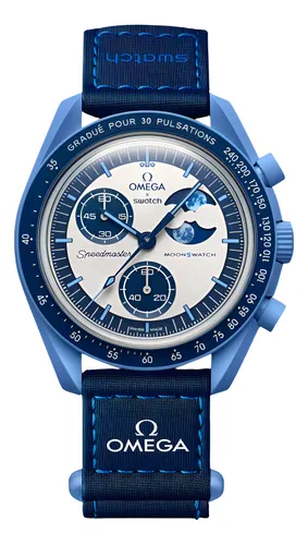 Omega X Swatch Bioceramic Moonswatch Mission To Moon Blue Omega X Swatch Bioceramic Moonswatch Mission To Moon Blue