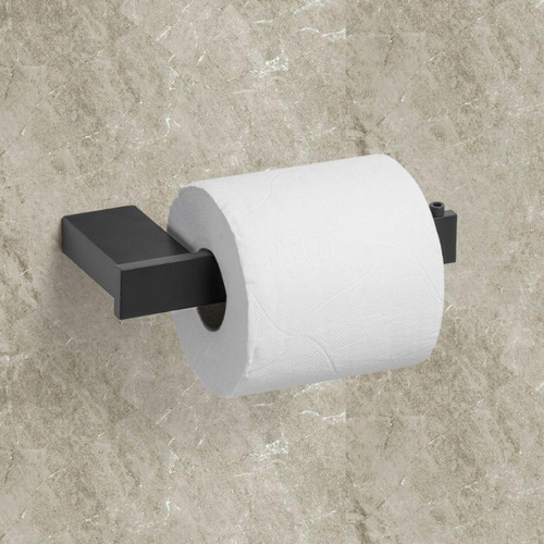 Kit De Acessórios Para Banheiro Preto Fosco Master 4 Peças