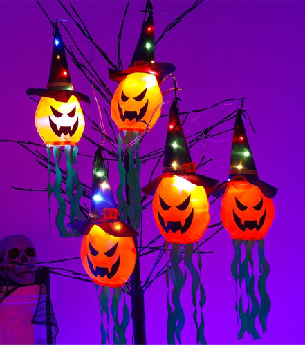 Nuevo 5 Piezas Decoración De Halloween Al Aire Libre