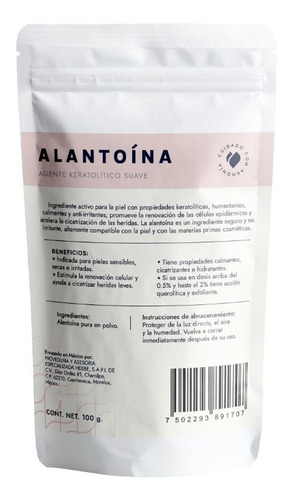 Alantoína Pura (uso Cosmético) 100 G