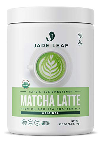 Te Matcha En Polvo Estilo Cafe Endulzado Organico Premium 1k