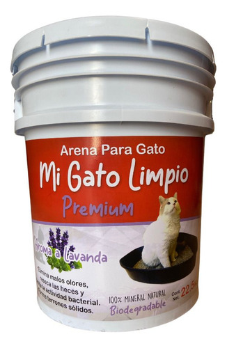 Arena Mineral Aglutinante Mi Gato Limpio