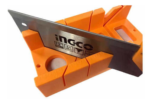 Imagen 4 de 7 de Caja Inglete Con Serrucho Costilla Marca Ingco