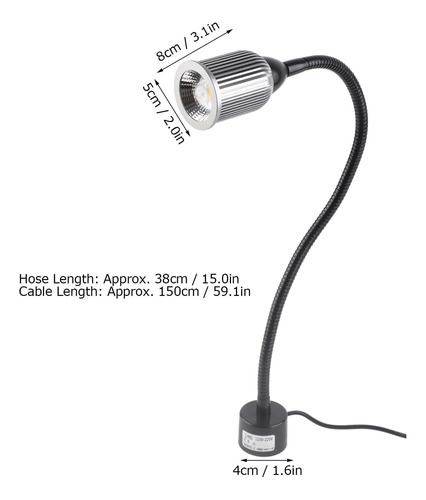 Magnetic Work Light 10w 1000lm Led Machine Light With Strong