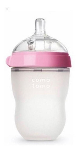 Mamadeira Comotomo 250ml +3m - Rosa