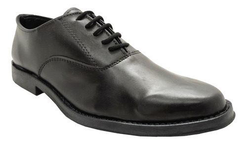 Imagen 4 de 6 de Zapato S/cuero De Vestir C/ Cordones Punta Redonda