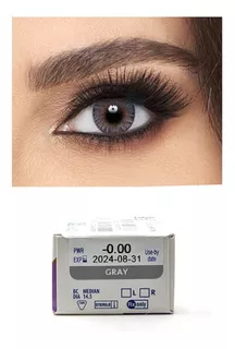 Lentes De Contacto FreshLook ColorBlends 1 Par Mensual Color Gris