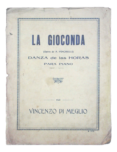Di Meglio: Danza De Las Horas De «la Gioconda» Para Piano