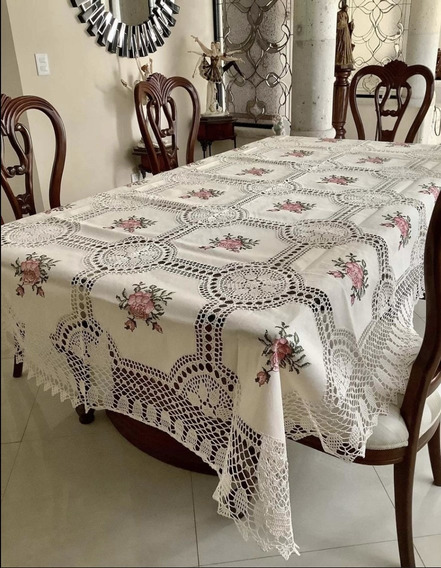 Mantel Bordado Punto De Cruz | MercadoLibre 📦 Mantel Bordado Punto De Cruz | MercadoLibre 📦