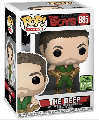 Funko Pop! Television #985 The Boys The Deep Convencíon Raro