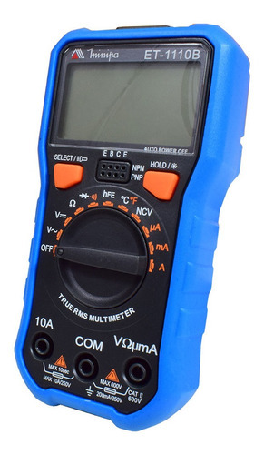 Multímetro digital True Rms - ET-1100b Minipa