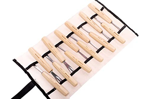 Seabotek Juego De 12 Herramientas De Tallado De Madera De Ta