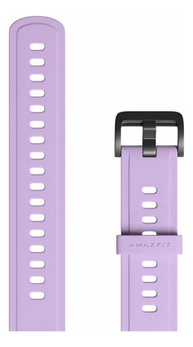 Pulseira Para Smartwatch Amazfit A19011 Lilac - 22mm De Largura X 125mm Comprimento