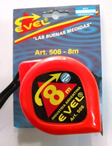 Cinta Métrica Evel 8 Metros Premium  Art 508 - Oferta
