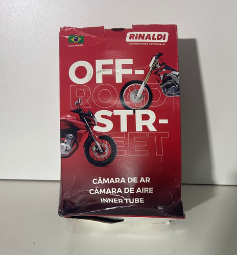Imagem 1 de 3 de Câmara De Ar Rinaldi - Off-road / Street Rc 19 Rr 34