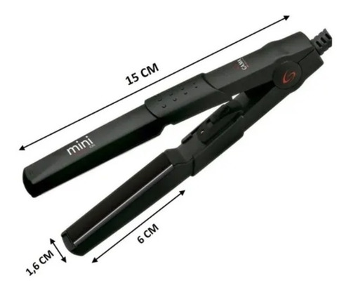 Imagen 4 de 6 de Plancha Alisadora Gama Cp1 Mini Ceramic Ion Viaje Compacta