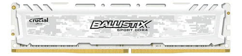 Memória RAM Ballistix Sport color white  8GB 1 Crucial BLS8G4D240FSCK