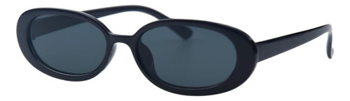 Gafas De Sol Unisex Retro Negro Gris Drive Holiday Oval No P