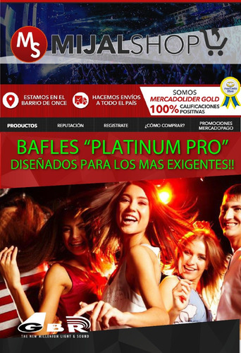 Gbr Combo 2 K-1200 + 1 Sub Array 1800 Platinum Envío Cuotas