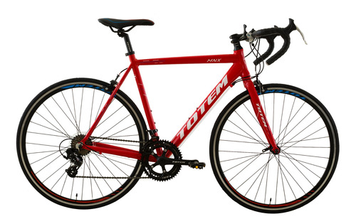 Bicicleta ruta Totem T21B414 MNX R700 M 14v frenos caliper cambios Shimano Tourney A070 color rojo