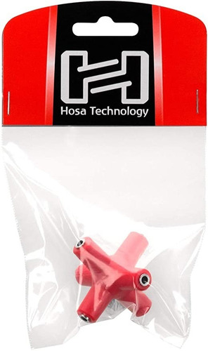 Hosa Knucklebone Splitter Señal Adaptador 1x6 3.5mm