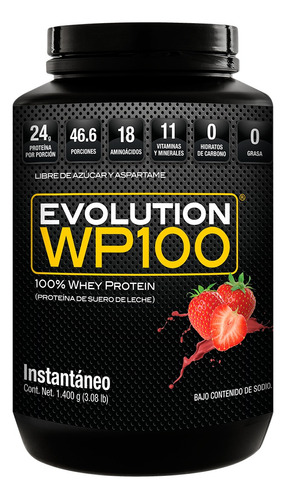 Wp100 Bote De 1400 G - 0 Carbs Y 0 Grasas