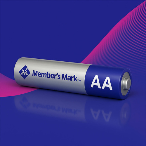 Baterías Alcalinas Aa Members Mark, Paquete Con 48 Piezas