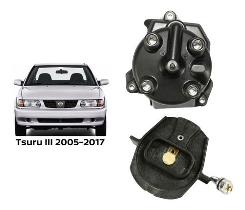 Tapa Y Rotor Distribuidor Electronico Tsuru 2002 Original