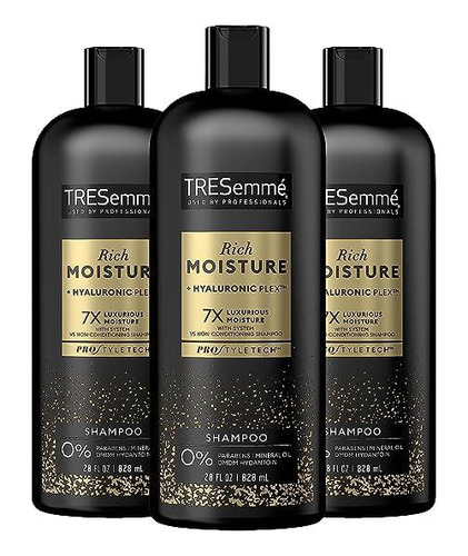 Tresemmé Shampoorico En Humedad Para Cabello Seco 828ml 