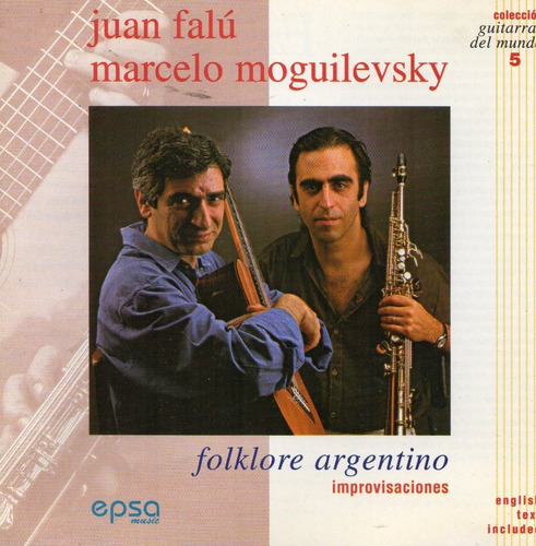 Cd Juan Falu/ Marcelo Moguilevsky  Guitarras Del Mundo 