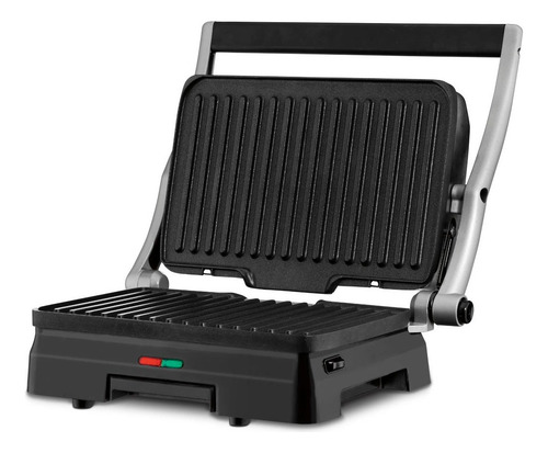 Churrasqueira Cuisinart Gr-11 Black Grey e Panini Grill 110v/220v