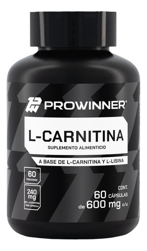 Suplemento L- Carnitina (240 Mg) (60 Caps) - Prowinner Sabor Sin sabor