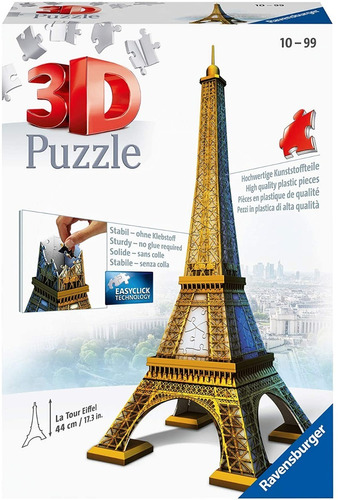 Rompecabezas Puzzle 3d Torre Eiffel Ravensburger Nuevo
