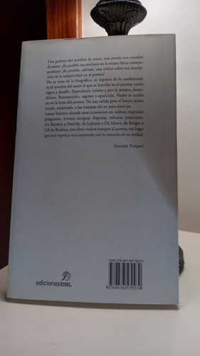 Vidas En Verso, Autoficciones Poéticas, Laura Scarano (Usado)