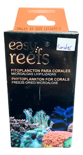 Easy Reefs Corales 15gr Fitoplancton Microalgas Alimento