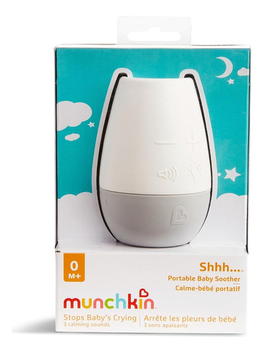 Maquina Bebe Relajante Colicos Sonido Luz Portatil Munchkin®