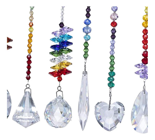 Cristales Rico Y Colgantes De Cristal Candeliere Atrapasoles