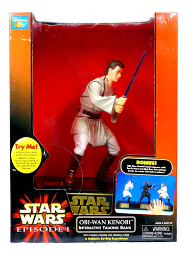 Star Wars Episode 1 Obi Wan Kenobi Alcancia Interactiva