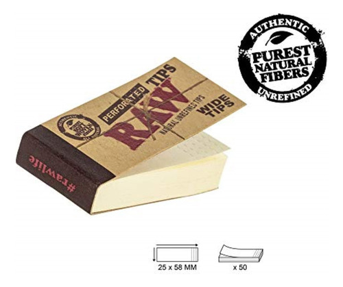 Rolling Papers, Puntas De Filtro Anchas Perforadas De Algodó