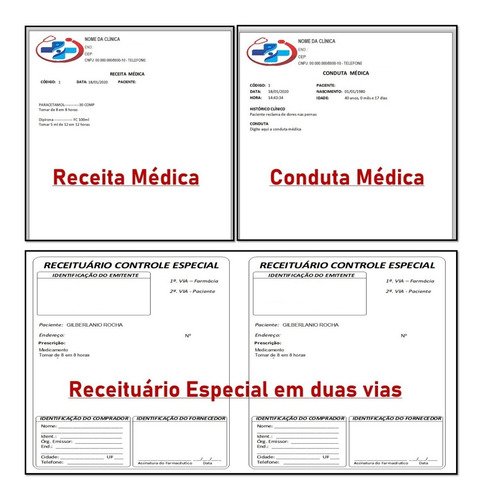 Sistema Para Consultório E Clínica Médica Exames, Atestado