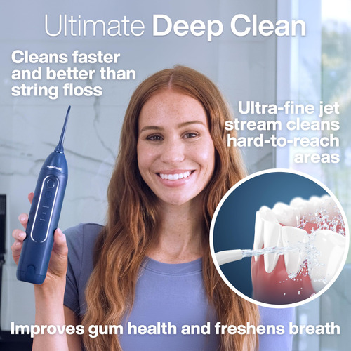Water Flosser Aquasonic Icon, Inalámbrico Y Recargable, Colo