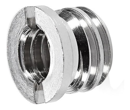 Imagen 4 de 10 de Adaptador De Rosca ¼ A 3/8 Para Camara Tripode Cabeza 5 Unid