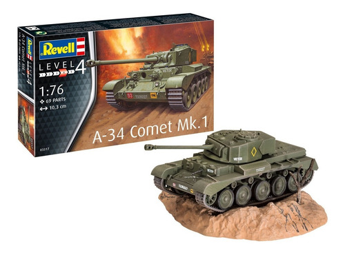 A-34 Comet Mk. 1 -1/76 Revell 03317