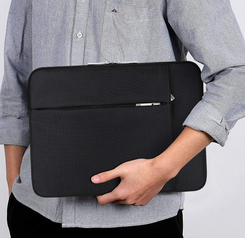 Funda Para Laptop Lacdo, 13 Pulgadas, Impermeable, Negro